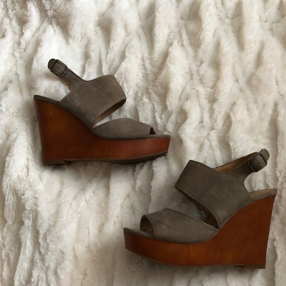 Lucky Brand Latella Wedges (#5) Size 6.5M - Picture 1 of 4